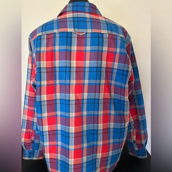 HELLY HANSEN mens size XL Liftaloft insulated flannel button down shirt - Picture 5 of 13